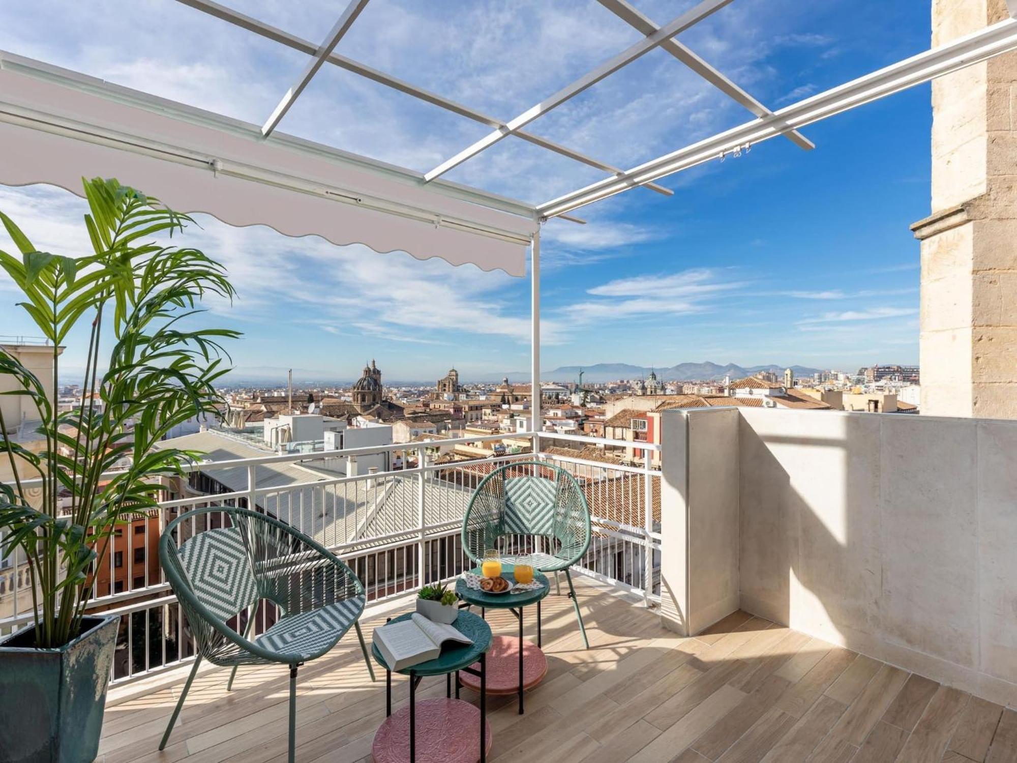 Luxury Alhambra Penthouse Collection Gran Via Apartment Granada Exterior photo