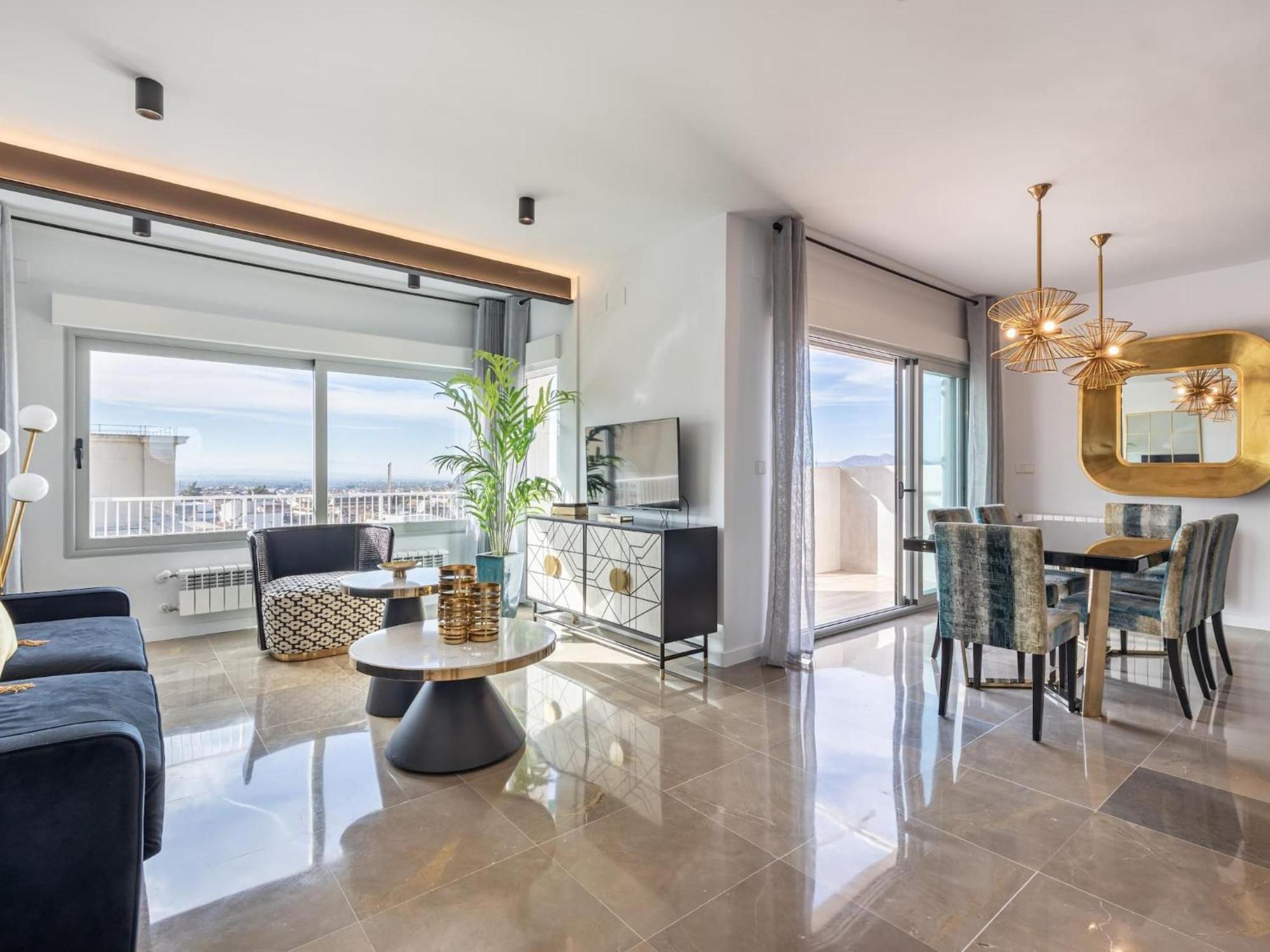 Luxury Alhambra Penthouse Collection Gran Via Apartment Granada Exterior photo
